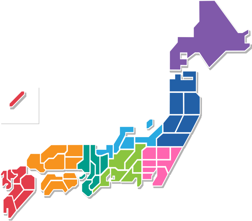 各地区コンソーシアム（地図）