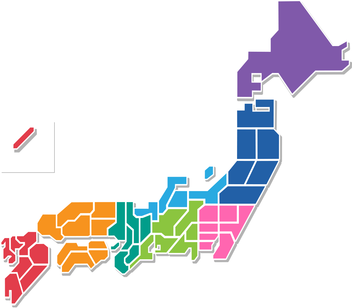 各地区コンソーシアム（地図）